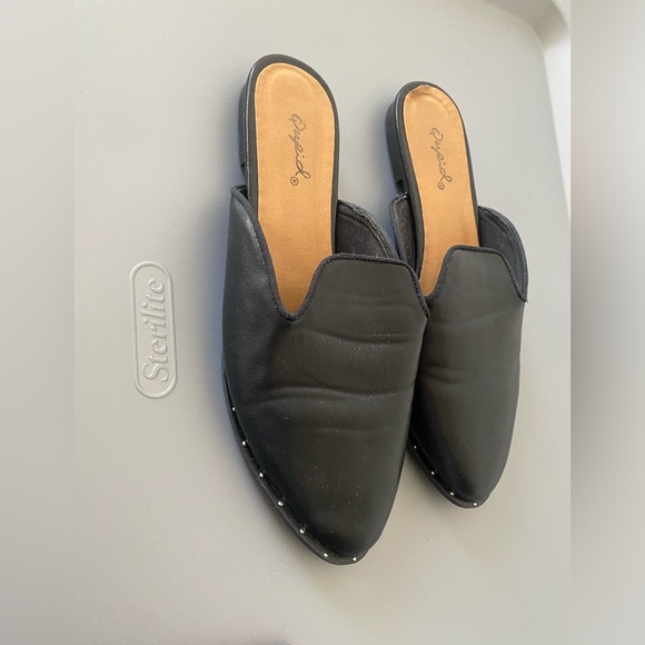 Cupid Shoes - Cupid Black Women's Slip-On Mules
